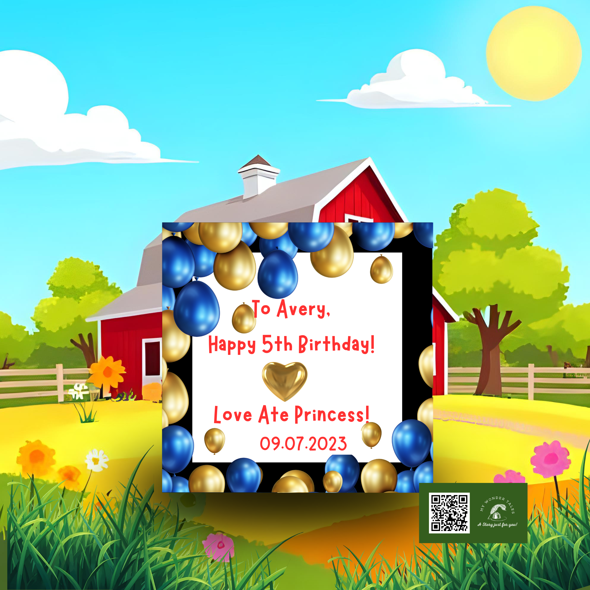 Princess Avery Explores The Farm